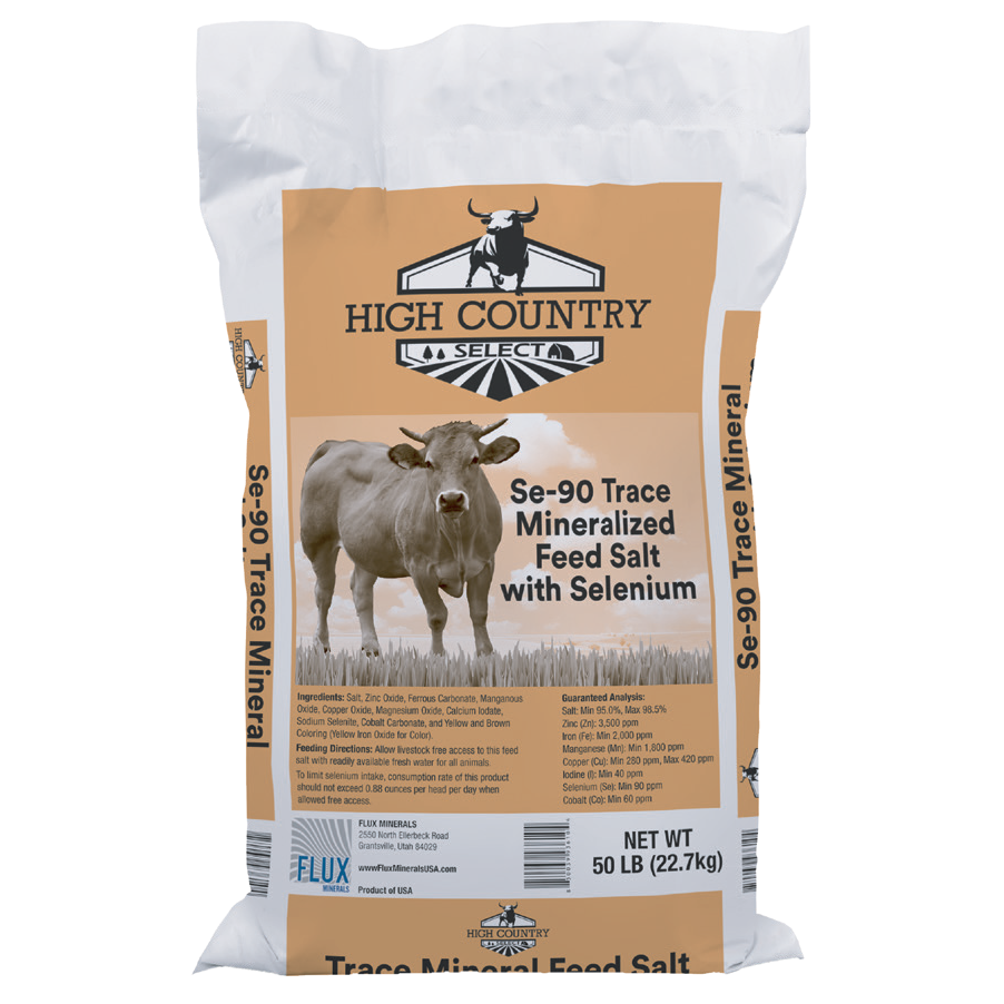 Se-90 with Selenium Feed Salt - 50lb Bag