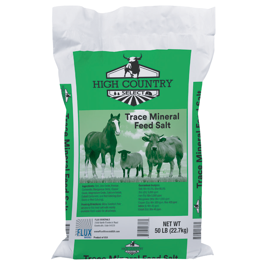 Trace Mineral Feed Salt - 50lb Bag