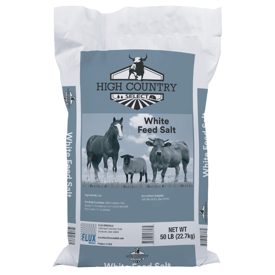 White Feed Salt - 50lb Bag